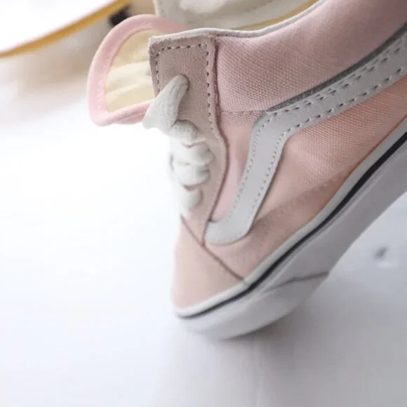 vans 7515505. old school. pink. white women size us 6 - Picture 11 of 11